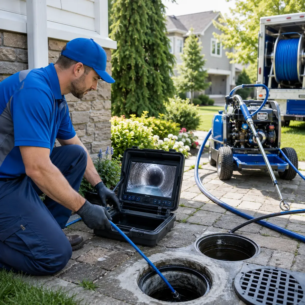 Outdoor drain cleaning professionals serving Island Pond, VT