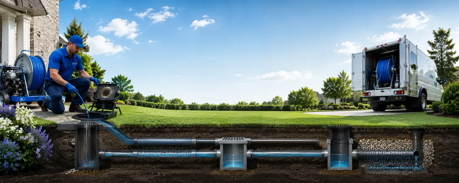 Outdoor drain cleaning information for Island Pond, VT